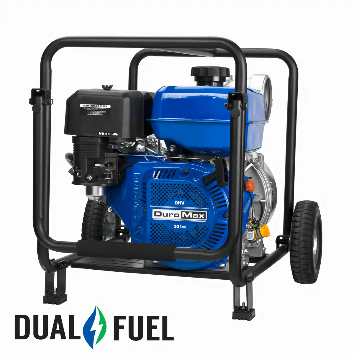 423 Gpm 4" Dual Fuel Engine Portable Water Pump 1