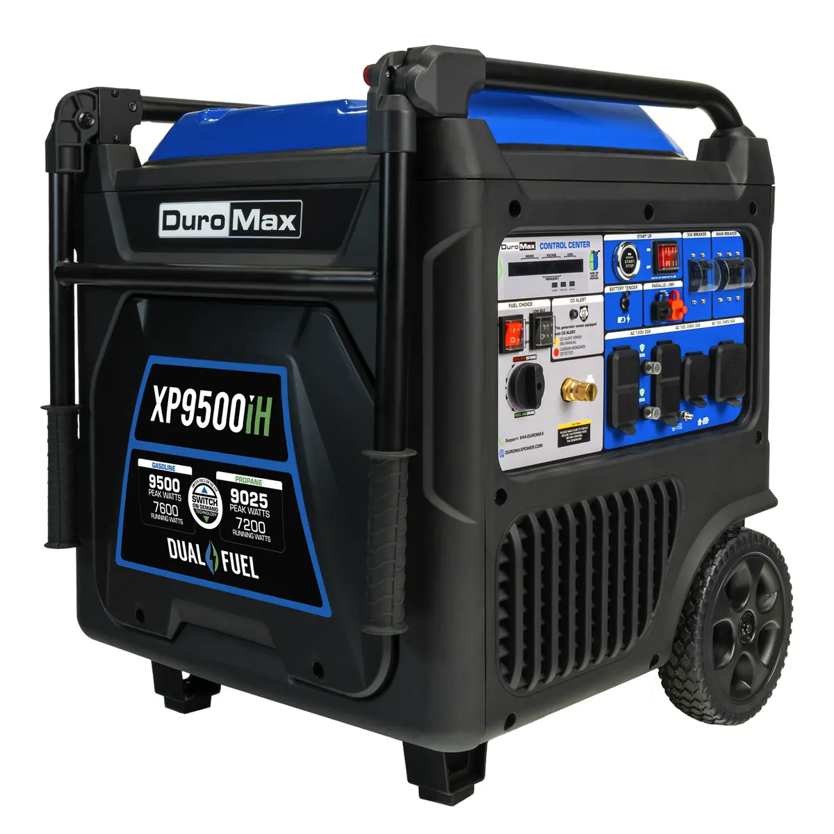 9,500 Watt Portable Dual Fuel Inverter Generator - Quiet, Low Thd 1