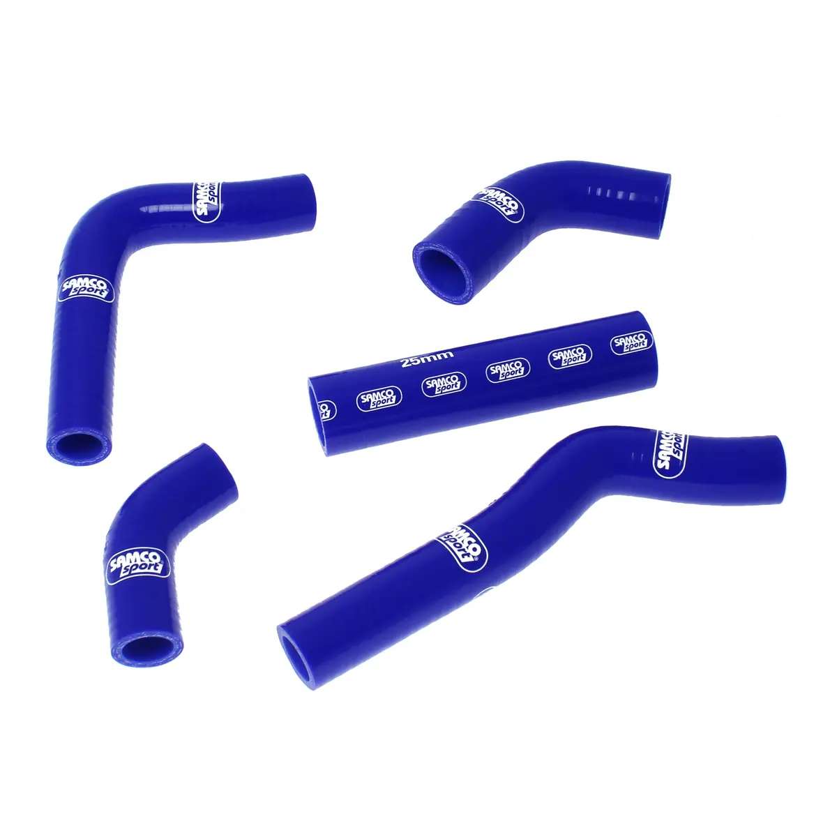 Yamaha Rd 500 Lc (Lc47x,1Ge) 1984 - 1987 Samco Sport Silicone Hose Kit  & Stainless Hose Yam-50 1