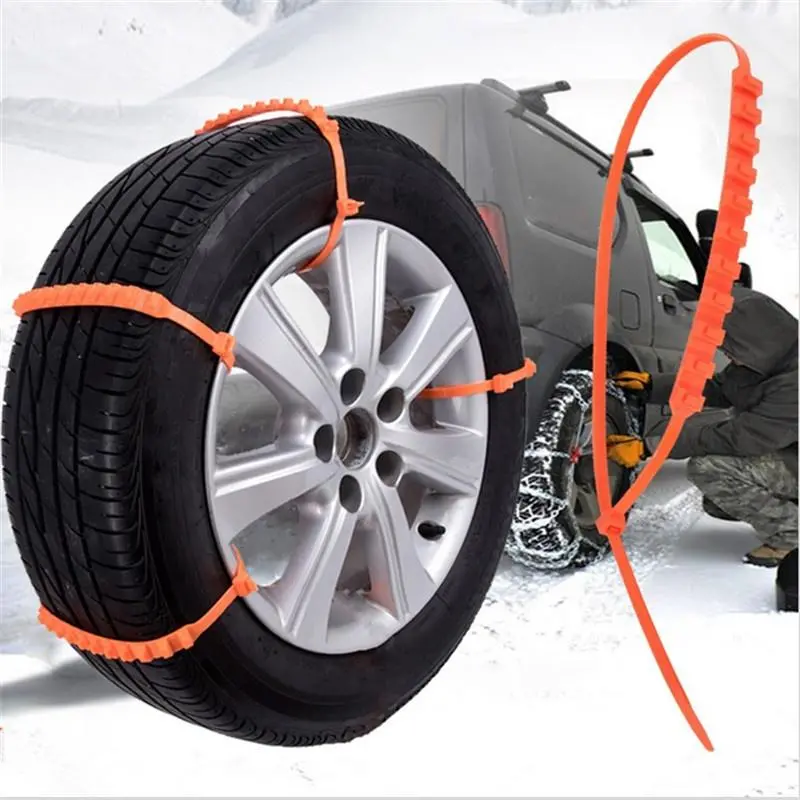 Emergency Snow Chain , Anti Skid 10Pcs Set 1