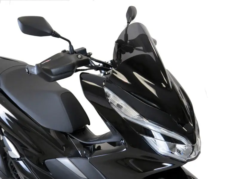 Fits Honda Pcx125 18-2020 Airflow Dark Tint Double Bubble Screen By Powerbronze 1