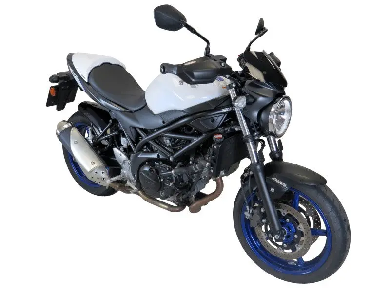 Suzuki Sv650x 17-2024 Carbon Look & Silver Mesh Seat Cowl Seat Hump Powerbronze Rrp £90. 2
