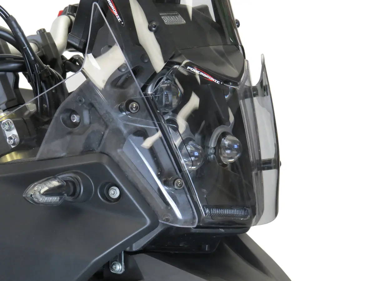 Yamaha Tenere 700  19-2024  Light Tint Headlight Protectors Powerbronze Rrp £50 1