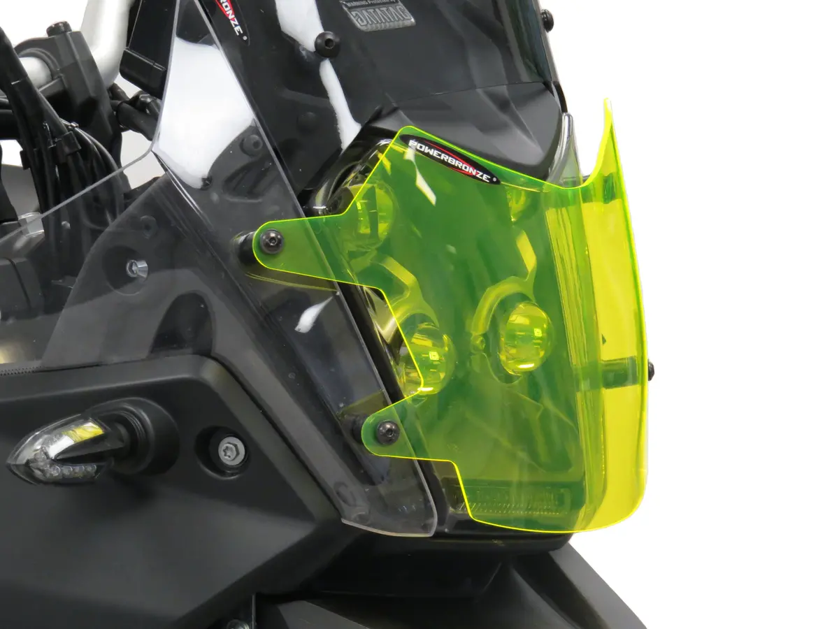 Yamaha Tenere 700  19-2024 Yellow Headlight Protectors Powerbronze Rrp £55 1