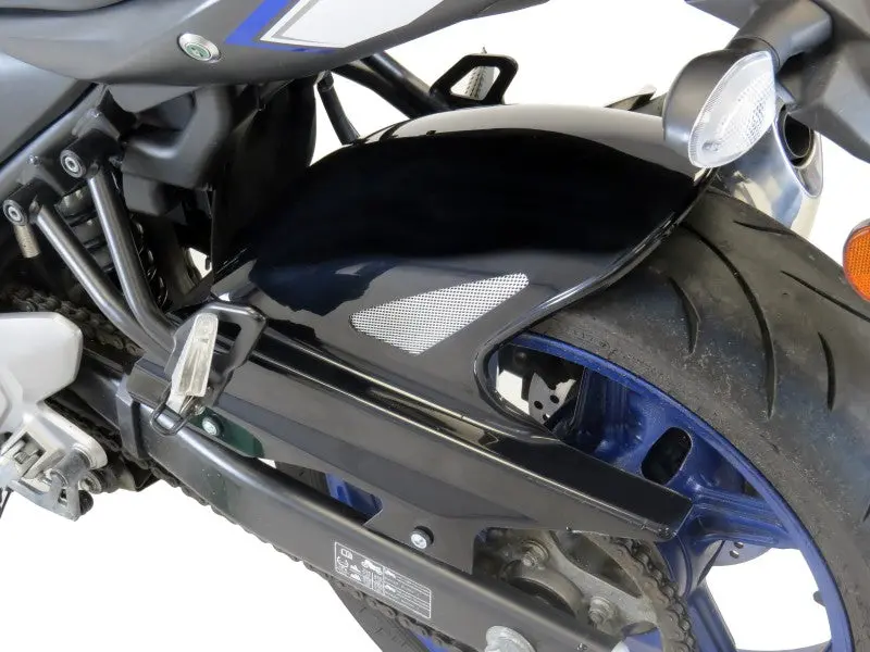Suzuki Sv650 & Sv650x 16-2025 Matt Black & Silver Mesh Rear Hugger  Powerbronze 1