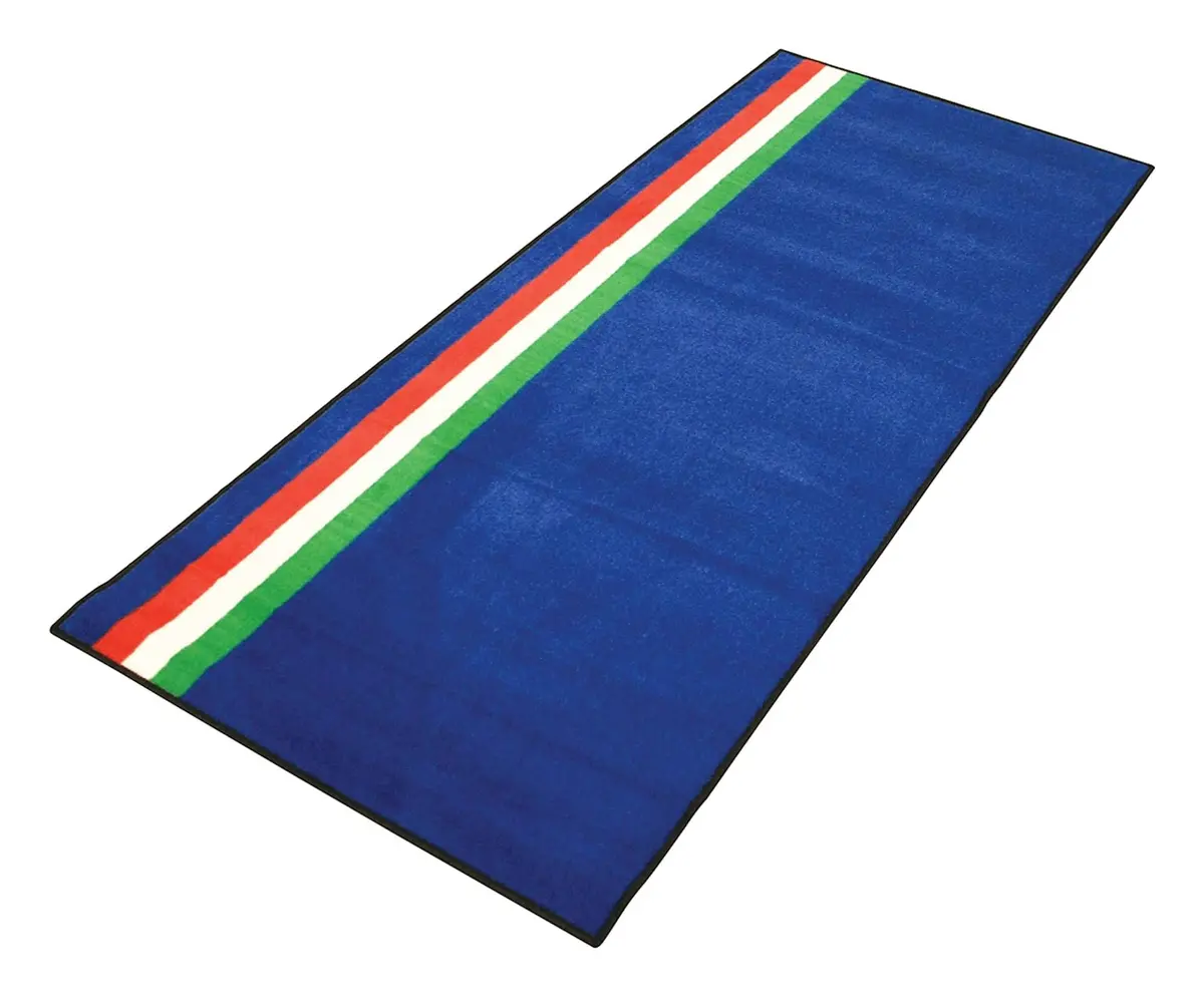 Biketek Garage Mat Series 3  Italian Flag  190 X 80 Cm 1