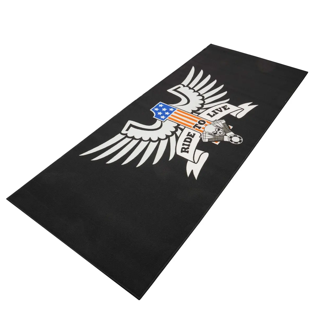 Biketek Series 3 American Eagle Live To Ride Garage Mat 190 X 80Cm 1