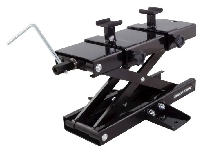 Biketek Premium Motorcycle Workshop Lift Jack Black Max Load 500Kg 1