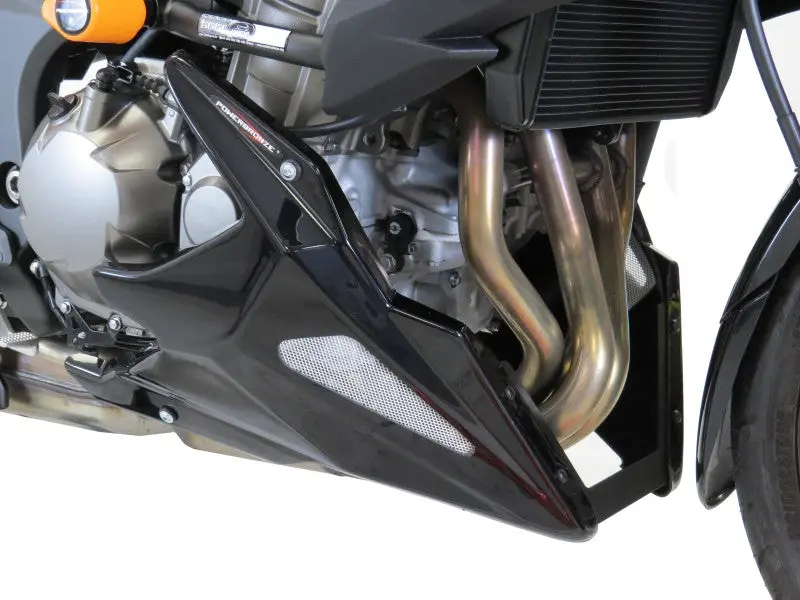 Kawasaki Versys 1000    19-2020 Belly Pan  Gloss Black With Silver Mesh Powerbronze 1