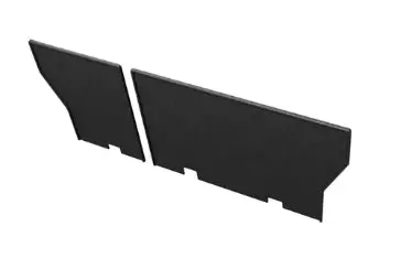 Seatback Covers - 07-18 Wrangler Jku (4Dr) B1013640-Blk1-Aa 1