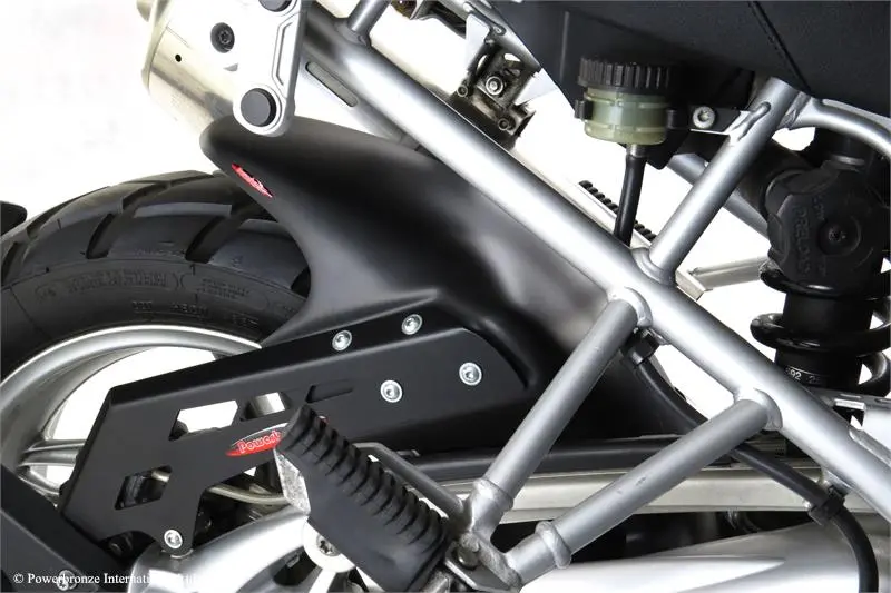 Bmw R1200gs & Adventure 04-2013 Matt Black Rear Hugger By Powerbronze 1