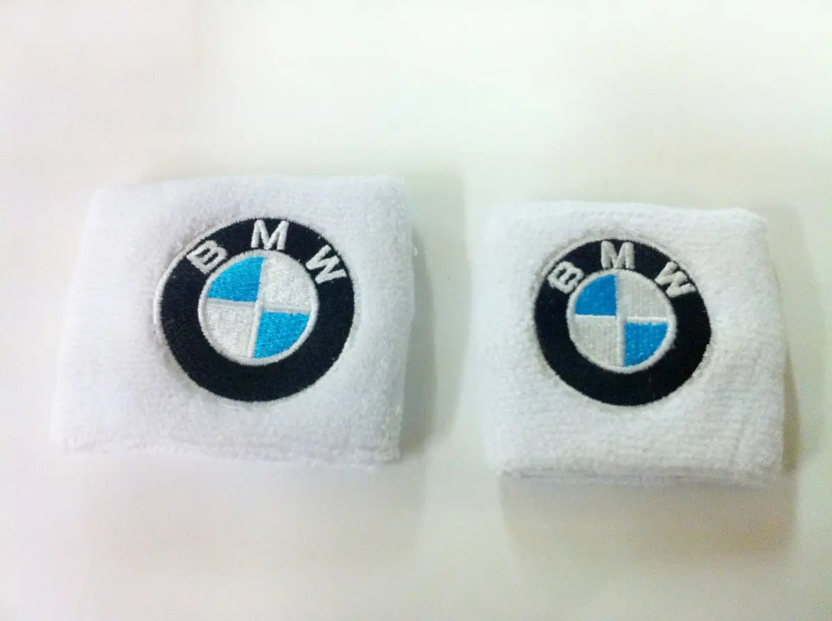 Bmw White Motorcycle Front & Rear Brake Master Cylinder Shrouds, Socks, Covers 1