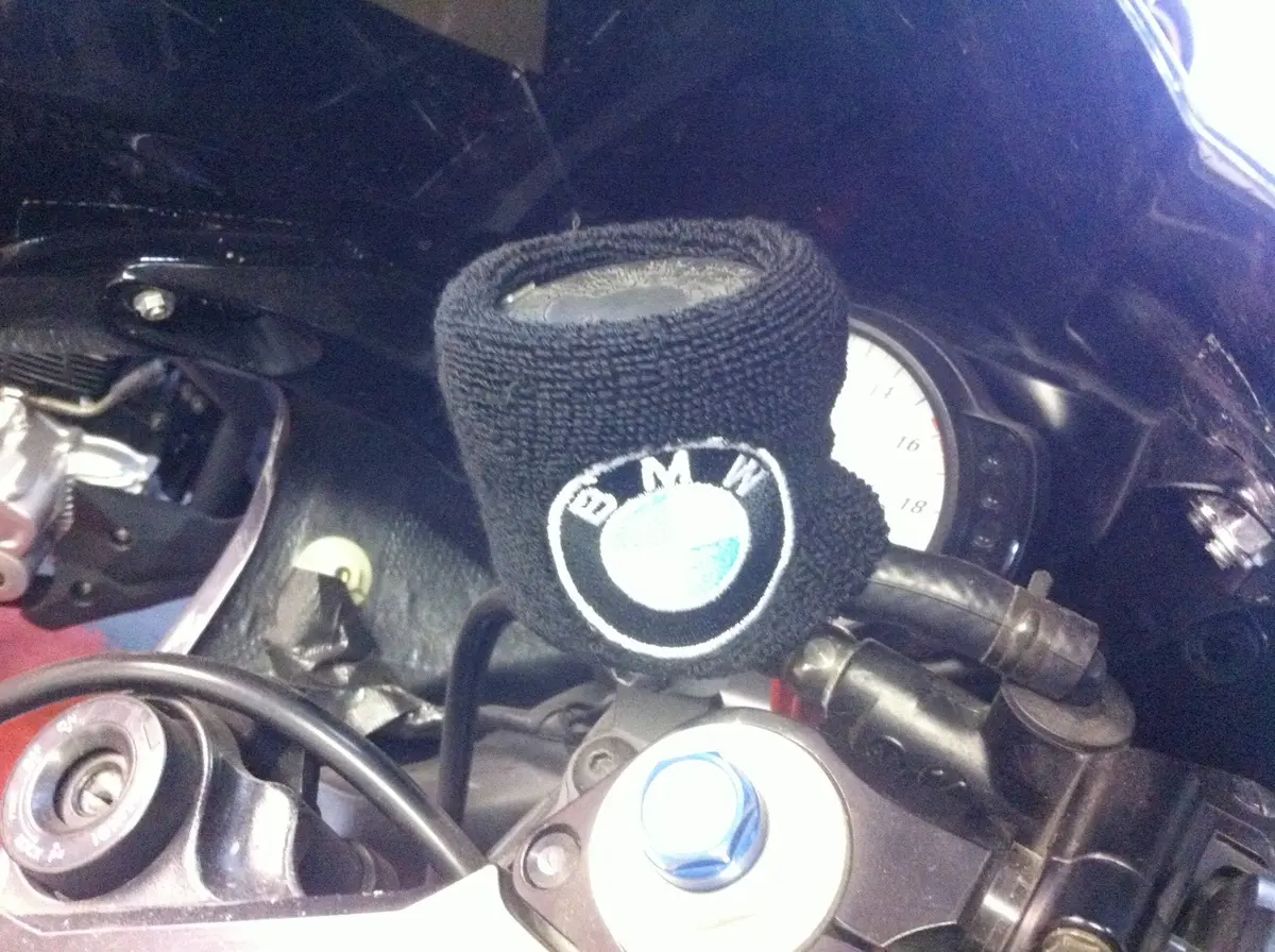 Bmw Black Motorcycle Front + Rear Brake Master Cylinder Shrouds Socks Covers Mbb 2