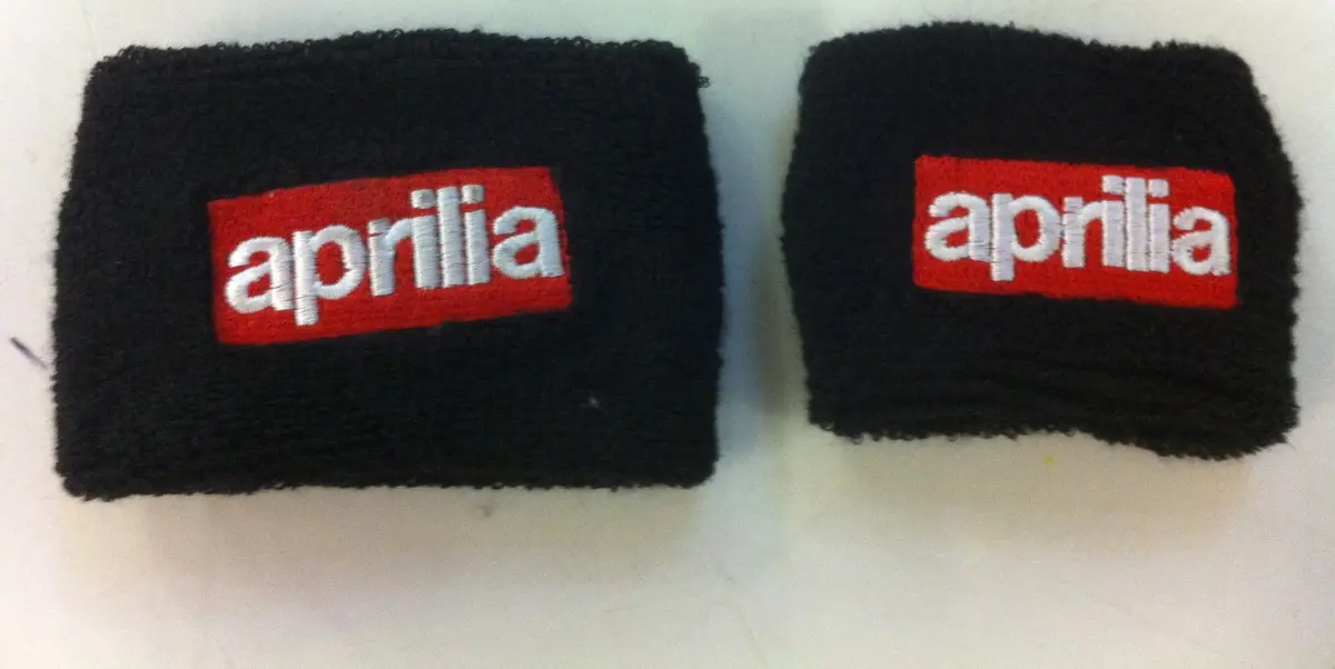Aprilia Black Motorcycle Front & Rear Brake Master Cylinder Shrouds Socks Cover Mbb 1