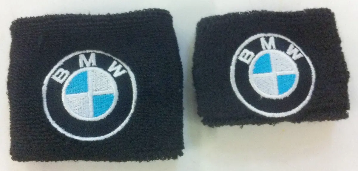 Bmw Black Motorcycle Front + Rear Brake Master Cylinder Shrouds Socks Covers Mbb 1