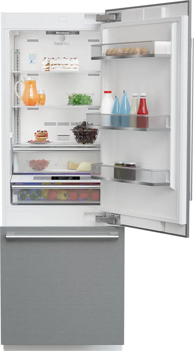 30" 16.4 Cu.Ft. Built-In Bottom Freezer Refrigerator, Internal Water, Energy Star® 1