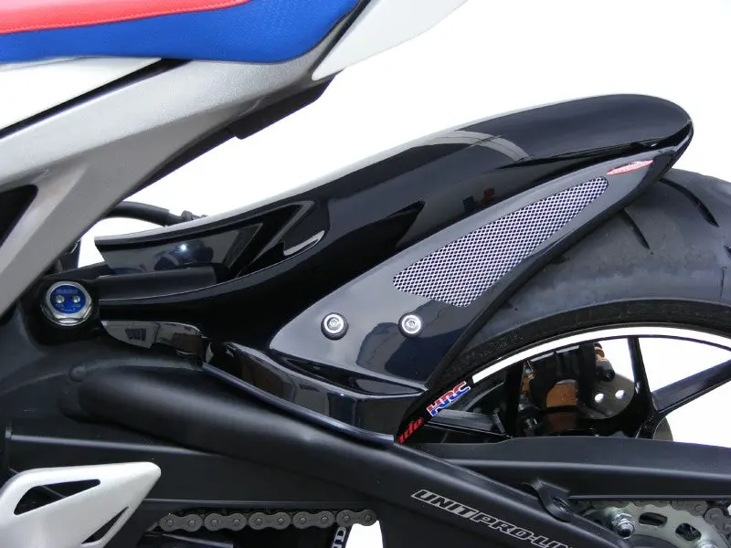 Fits Honda Cbr1000rr (Non Abs)  08-2016 Carbon Look & Silver Mesh Rear Hugger By Powerbronze 1