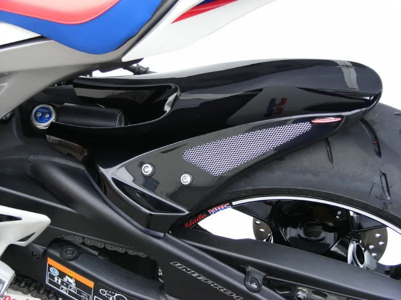 Fits Honda Cbr1000rr (Non Abs)  08-2016 Matt Black & Silver Mesh Rear Hugger By Powerbronze 1