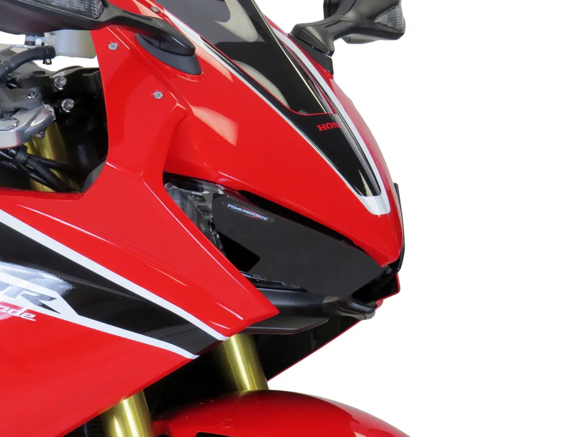Fits Honda Cbr1000rr  17-2019  Dark Tint Headlight Protectors Powerbronze Rrp £36 1