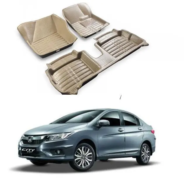 5D Floor Mats- Honda City (2010-2019) 1
