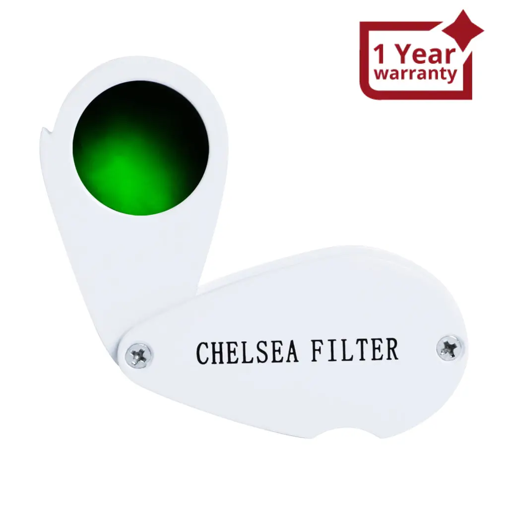 Clmg-7301 Chelsea Filter Mini Gemstone Tool 21Mm Lens Diameter With Glass Filter Foldable Design Heavy Duty 1