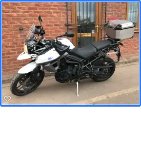 2015 Triumph Tiger 800 Xrt Crystal White 1