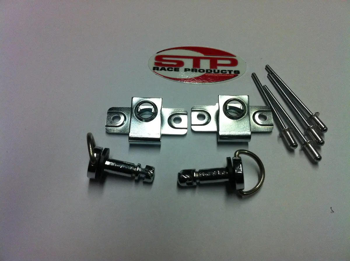 Dzus Style Fairing Fastener Quick Release D Ring 19Mm Road Race Or Trackday Pair 1