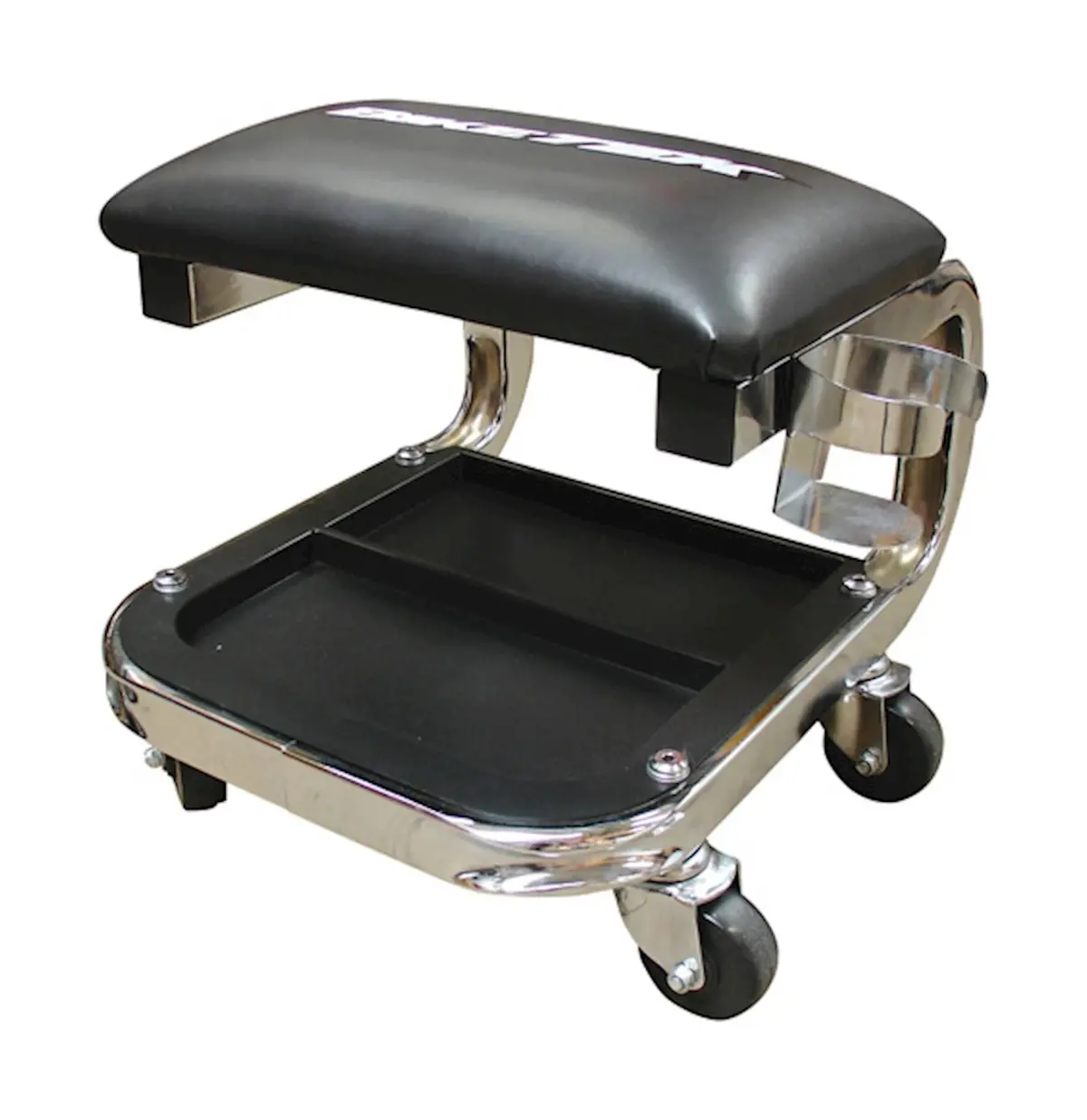 Biketek Jumbo Creeper Seat Chrome With Storage Tray 1