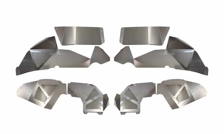 Fishbone Jl Black Aluminum Inner Fenders - Legacy Model - Rear Fb33108r 1