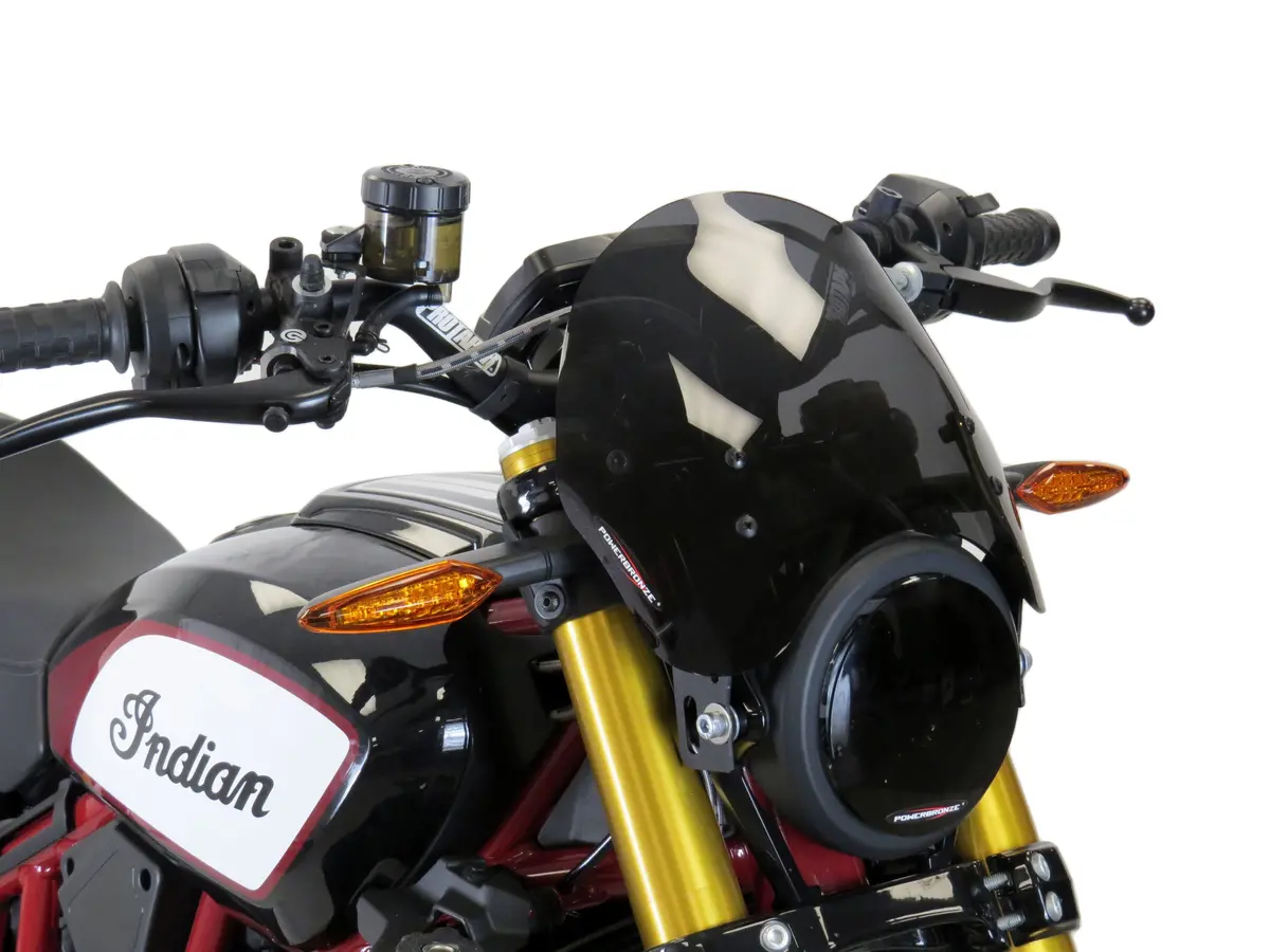 Indian Ftr1200 19-2024  Dark Tint (220Mm High) Light Screen Powerbronze. 1