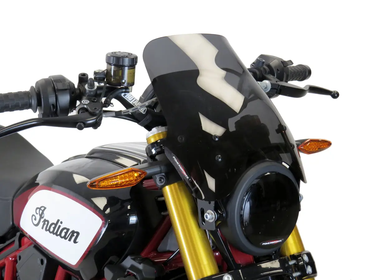 Indian Ftr1200 19-2024  Dark Tint (290Mm High) Light Screen Powerbronze. 1