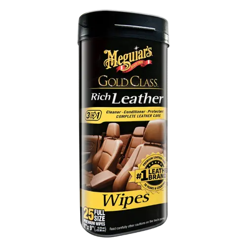 Meguiar's Gold Class Rich Leather Wipes (30 Pcs) 1