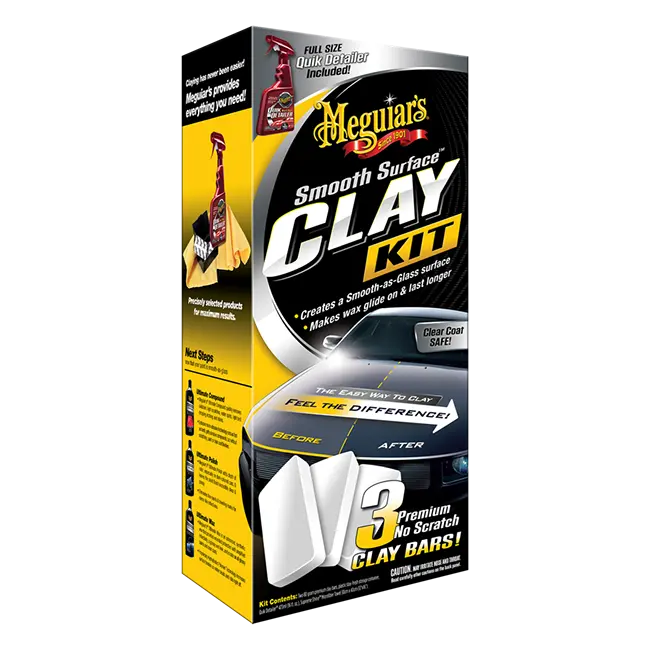 Meguiar's Smooth Surface Clay Kit (3X60g Bars) 1