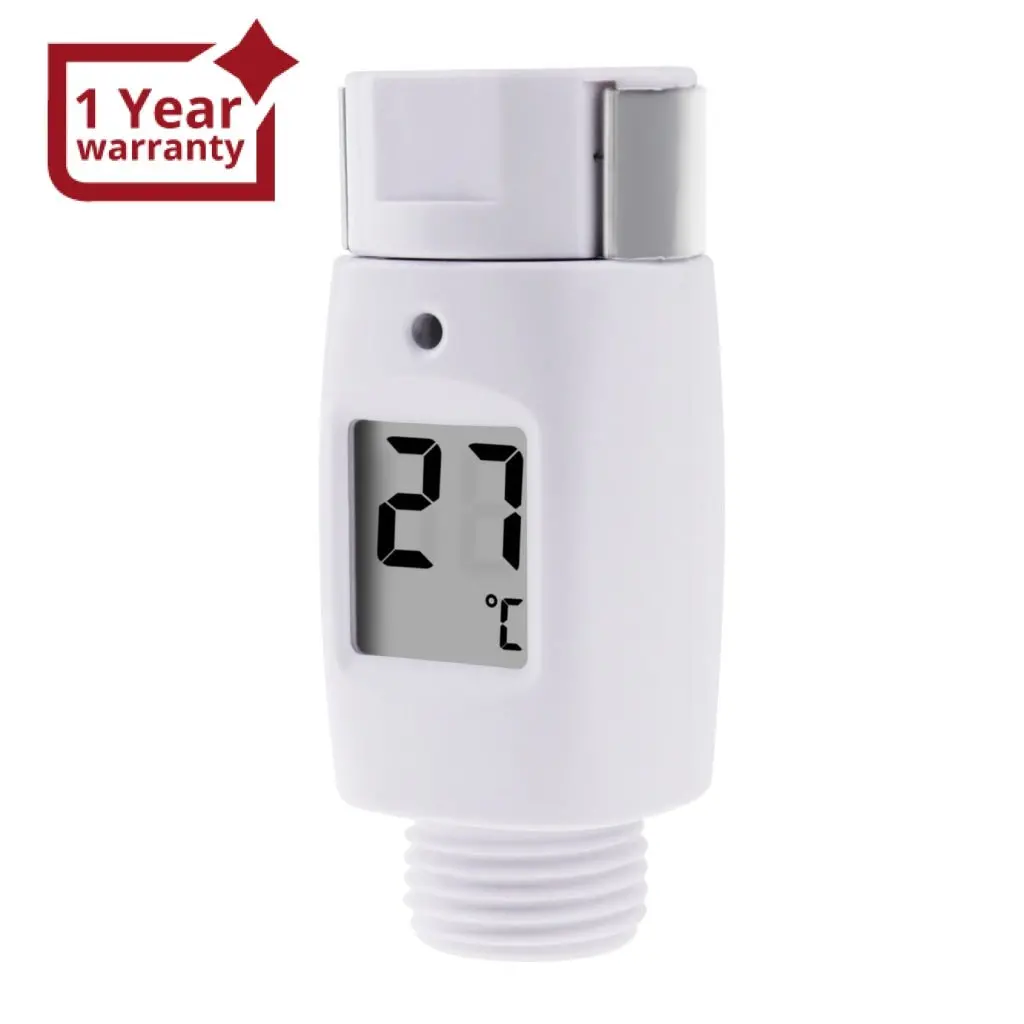 03100 Waterproof Digital Shower Thermometer W/ Alarm Alert Hot Cold Ce Approved 0 ~ 69°C 1