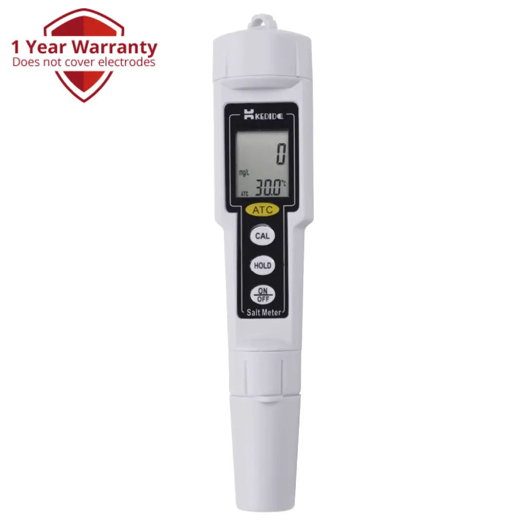 3081 Digital Pen Type Salinity Meter Salinometer Salt Analyzer Replaceable Electrode Tester 1