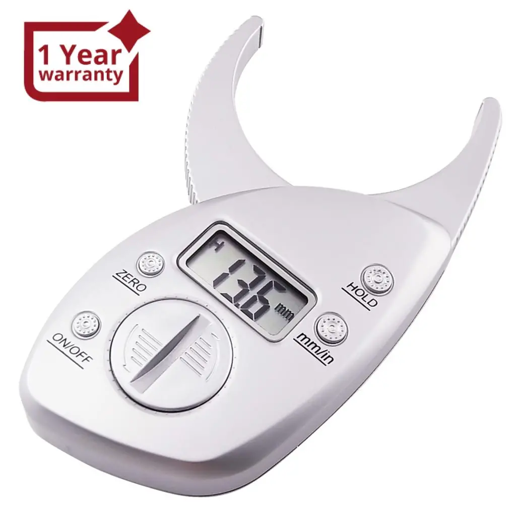 510-160 Digital Body Fat Caliper Analyzer Measure Mm Inch Lcd For Men / Women Healthy Pocket Weight Monitor 1