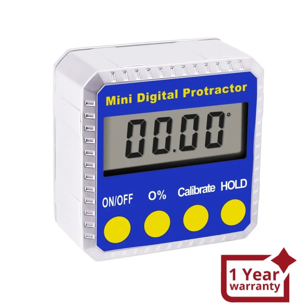 810-100 Digital Bevel Box Inclinometer With Magnets & Always Upright Display Protractor Large Lcd 1