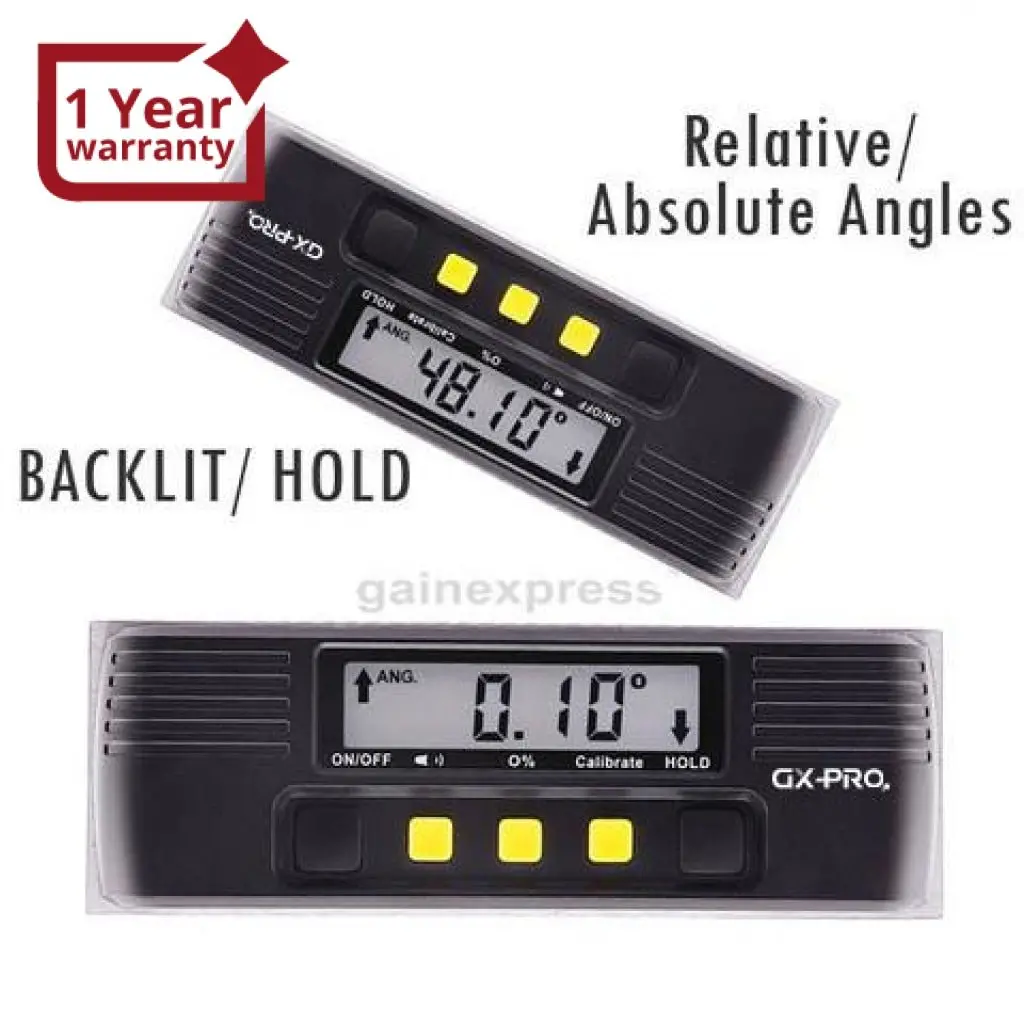 810-200 Digital Protractor Always Upright Position With Large Lcd Display 1