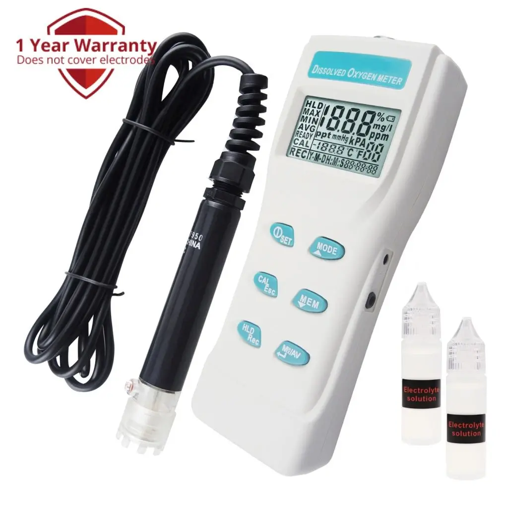 8403 Professional Digital Large Lcd Dissolved Oxygen Do Meter Tester Handheld Water Quality Tester With Temperature Measurement 1