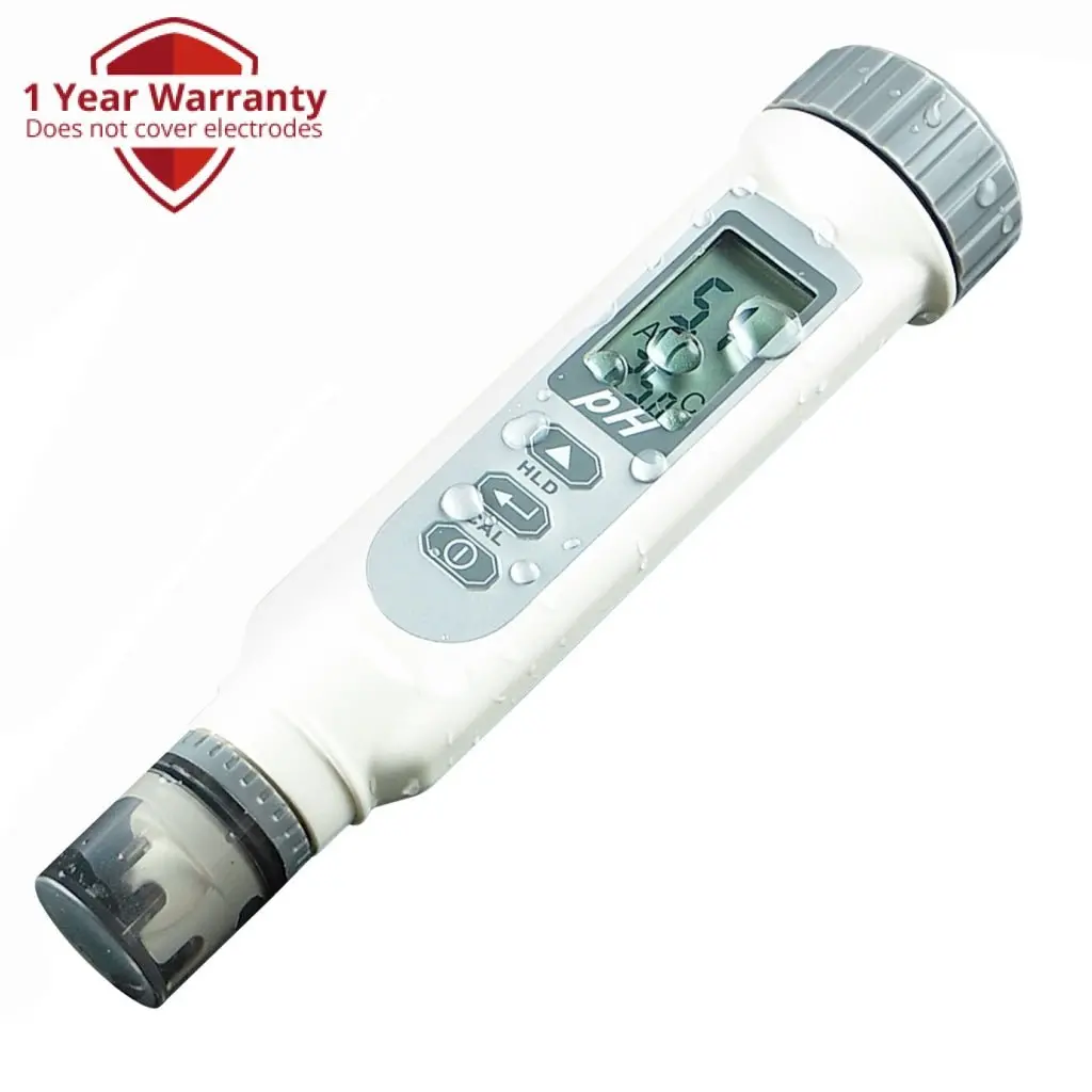 868-5 Waterproof Ph Meter With Temperature + Auto Calibration 1