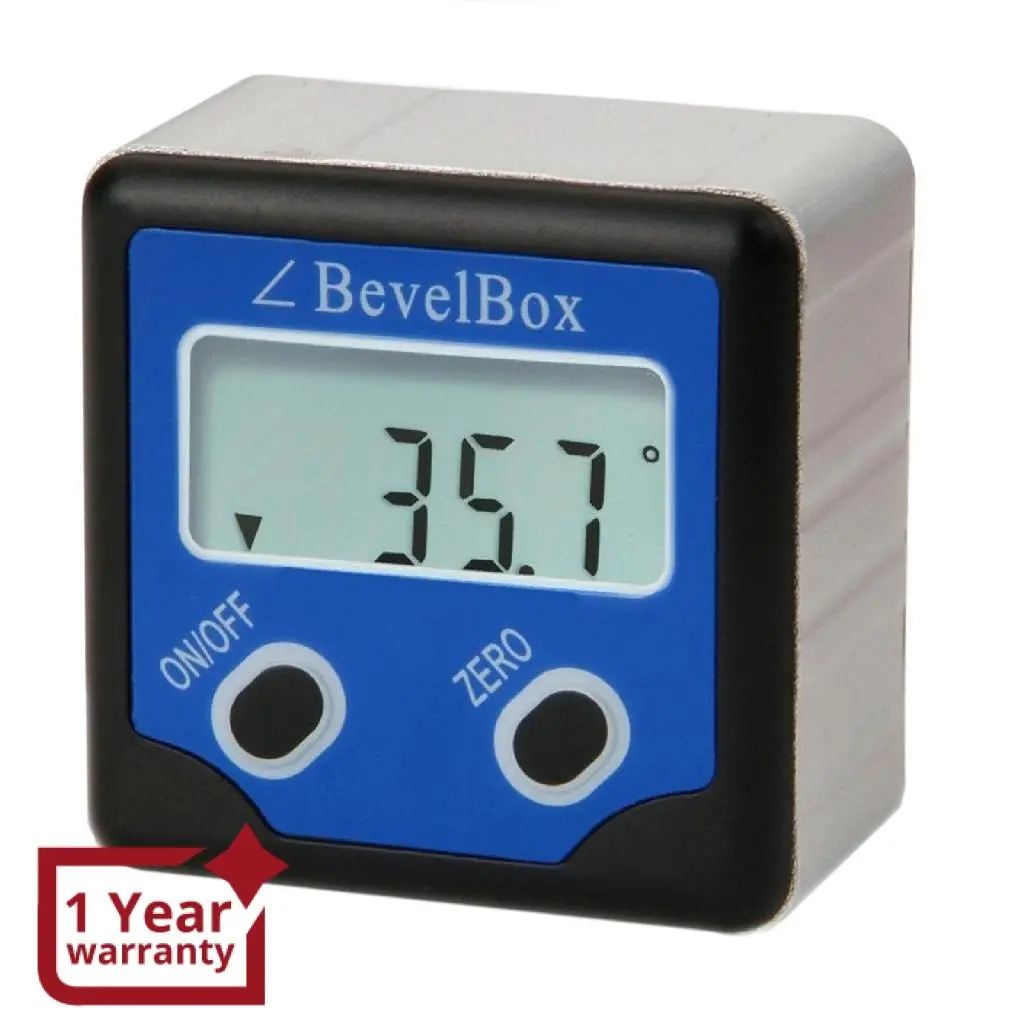 Ag-0200Bb Digital 360° (±180°) Bevel Box / Inclinometer With Magnets Protractor Angle Finder 0.1° Accuracy Ip54 Rate 1