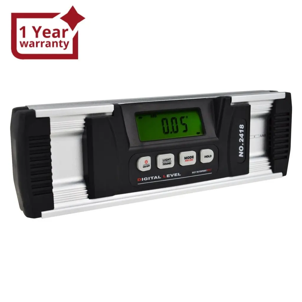 Agf-202 Digital Angle Finder Inclinometer Ip67 With Magnetic V-Groove Base 1