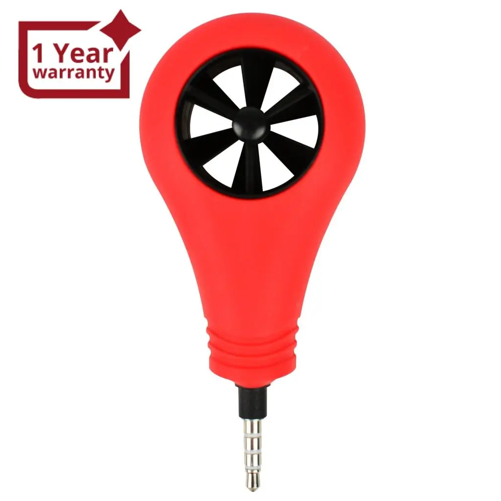 Am-M010 Weather Flow Pocket-Size Anemometer For Smartphone Ios Iphone Ipad, 2-89 Mph Volume, Velocity, Air Flow & Wind Speed Meter For Drone Flying, Sailing, Ventilation System Airflow Measurement 1