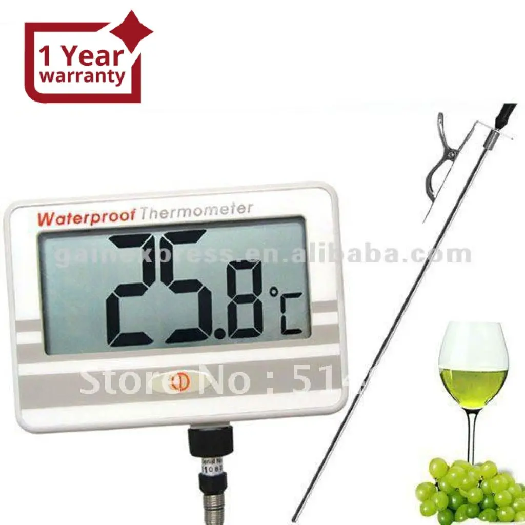 Az-8891 Waterproof Digital Thermometer Monitor Beer Wine Meter 1
