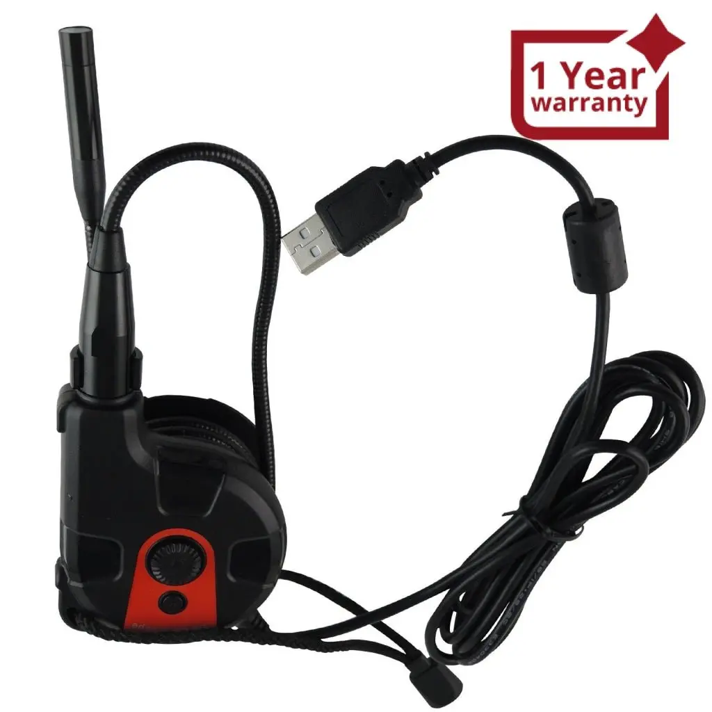C0588as Usb Hd 8.5Mm Camera Video Inspection 6 Led Light Borescope Tape Style Endoscope 1