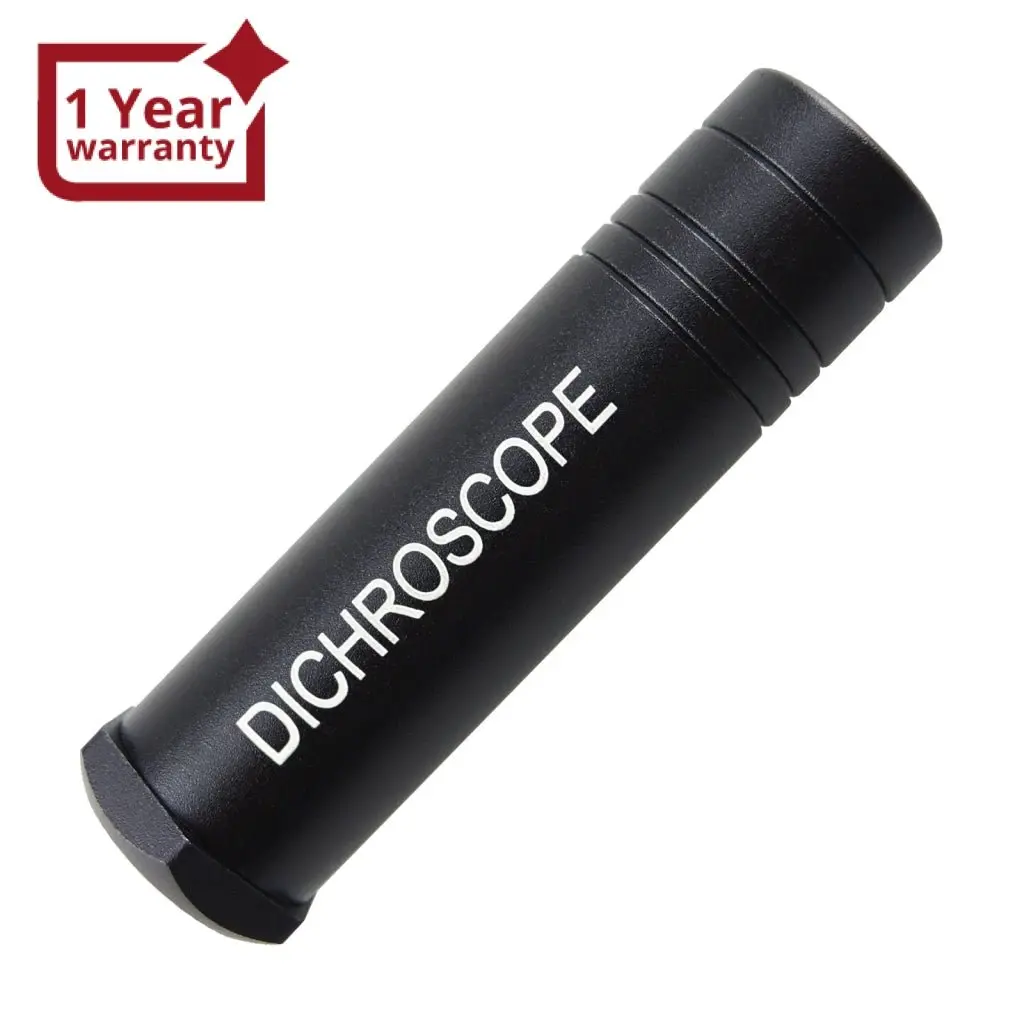 Clmg-7208  Handheld Heavy Duty Calcite Dichroscope, Trichoic Gem & Gemstones Gemological Testing, Jeweler Tool Metal Body Gemology 15Mm Diameter Gemologist 1