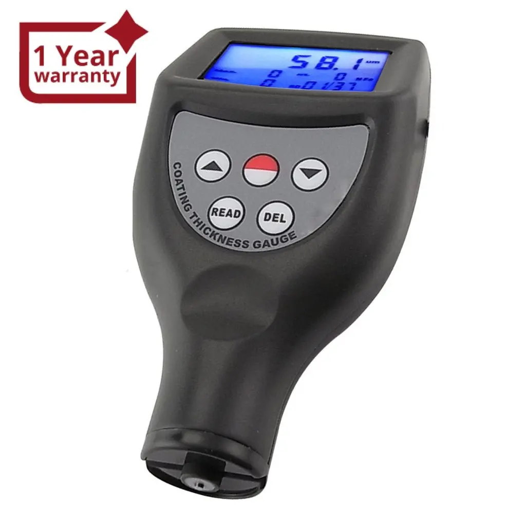 Cm-8855Fn Digital Paint Coating Thickness Gauge F/Nf Probes Big Lcd 99 Groups Measure Ce Marking Aluminum & Iron Substrates 1