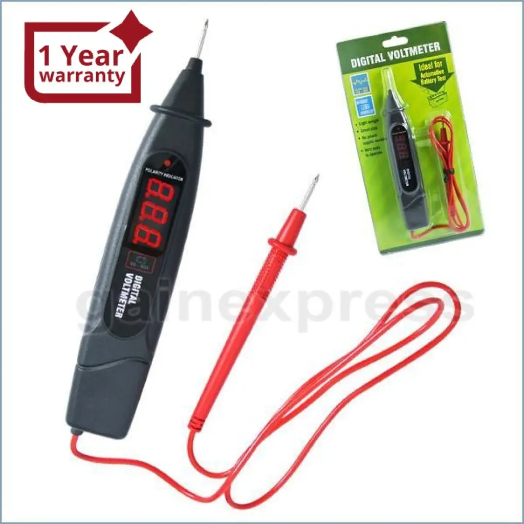 E04-005 Voltmeter Test Automotive Motors Battery 8V & 50V Tester 1