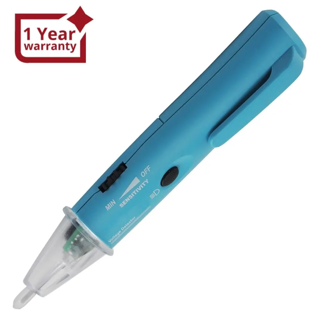 E04-030 Non-Contact Ac Voltage Detector 5~1000V Cable Wire Socket Checker Led Indicator & Buzzer 1