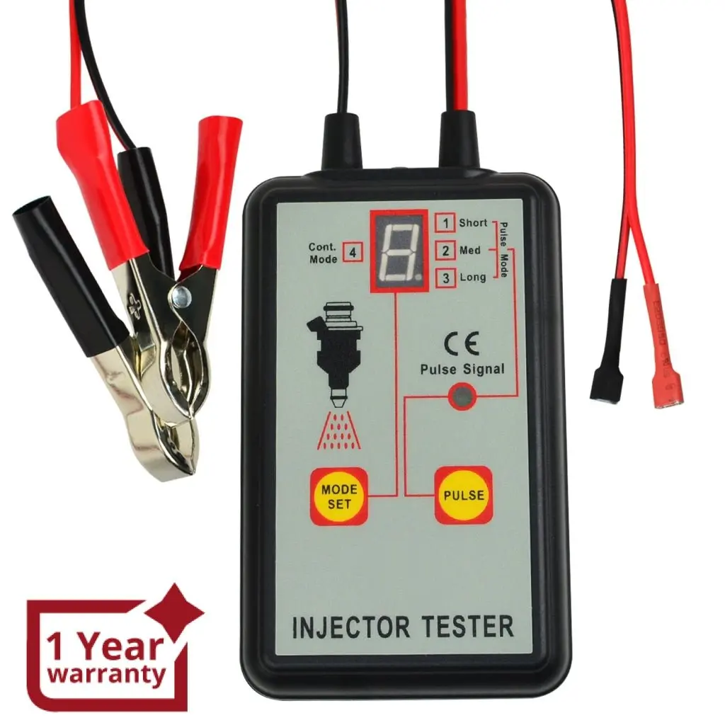 E04-039 Automotive Fuel Injection Pump Injector Tester 12V Car Vehicle Diagnostic Tool 4 Modes 1